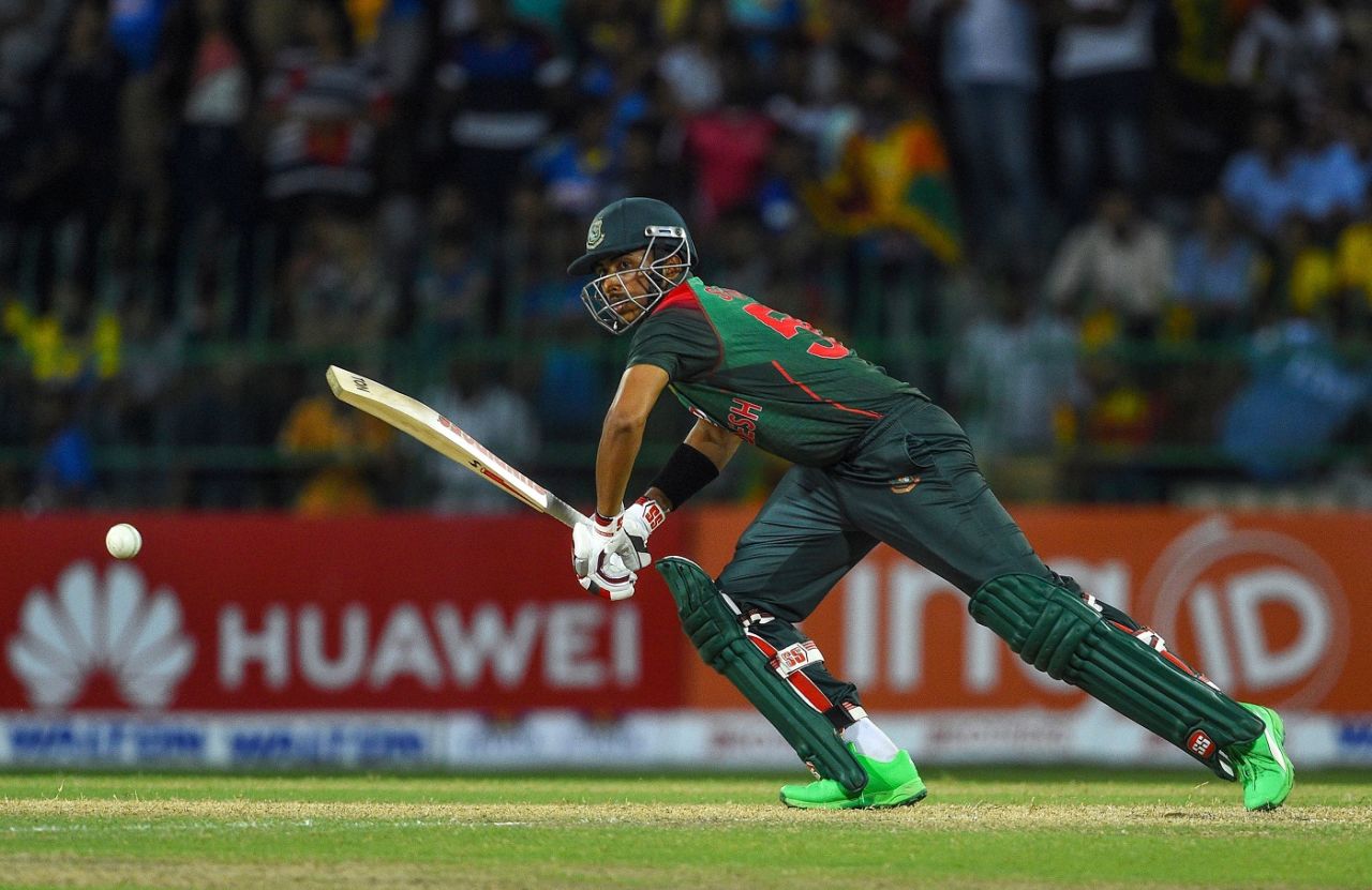 Soumya Sarkar scored a half-century, Sri Lanka v Bangladesh, 3rd ODI, Colombo, July 31, 2019