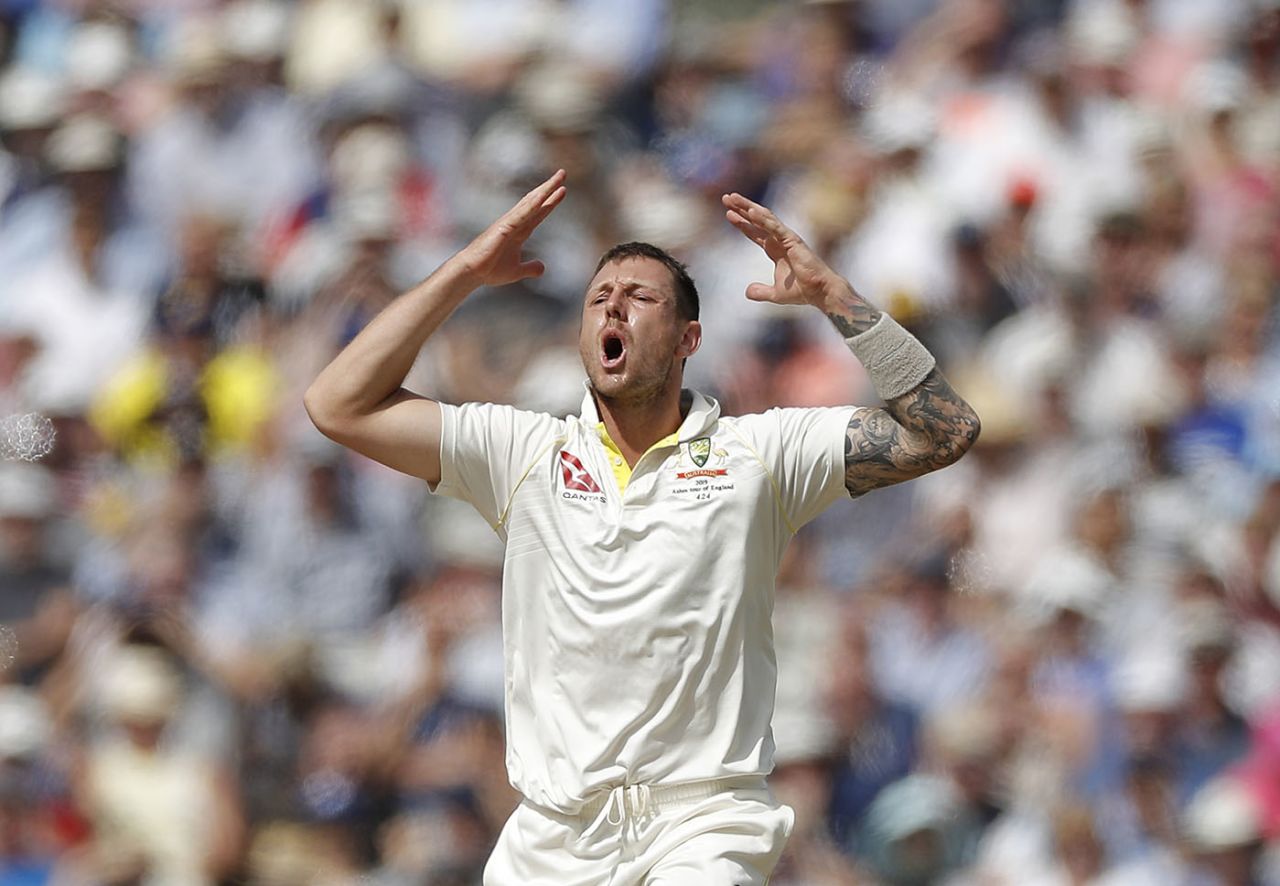 James Pattinson can't believe his bad luck, England v Australia, 1st Ashes Test, Edgbaston, 2nd day, August 2, 2019
