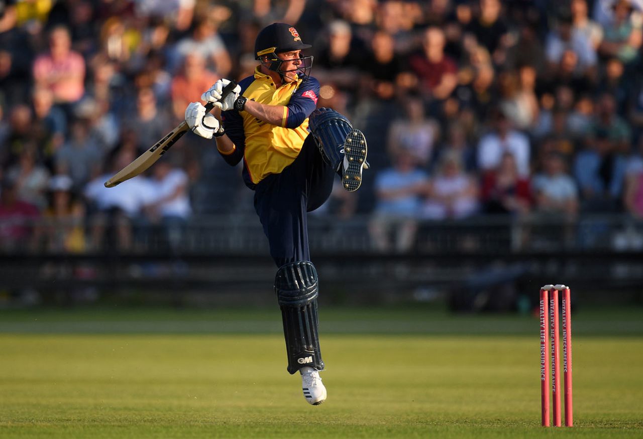 Dan Lawrence's wristy strokeplay was on full show, Gloucestershire v Essex, Vitality Blast, August 2, 2019