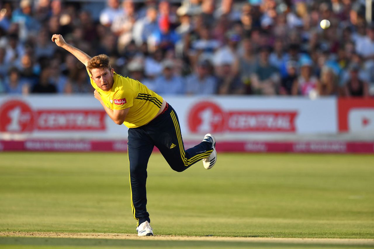 Liam Dawson proved hard to get away, Sussex v Hampshire, Vitality Blast, Hove, July 24, 2019