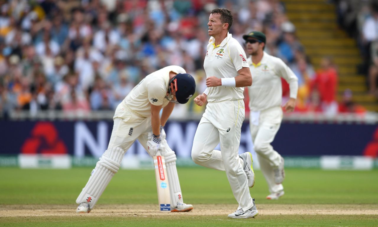Peter Siddle had Jonny Bairstow taken at slip, England v Australia, 1st Ashes Test, Edgbaston, 3rd day, August 3, 2019