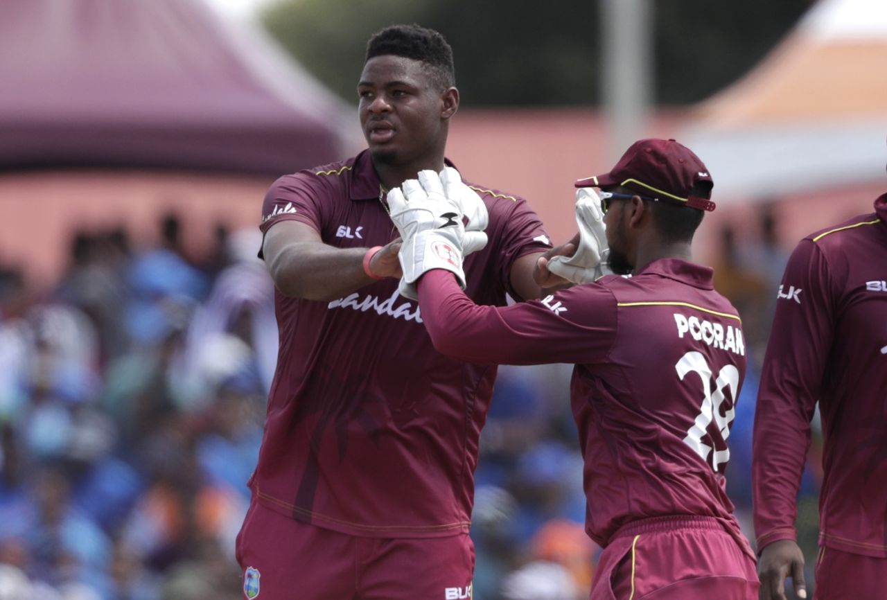 Oshane Thomas made inroads for West Indies, West Indies v India, 2nd T20I, Lauderhill, August 4, 2019