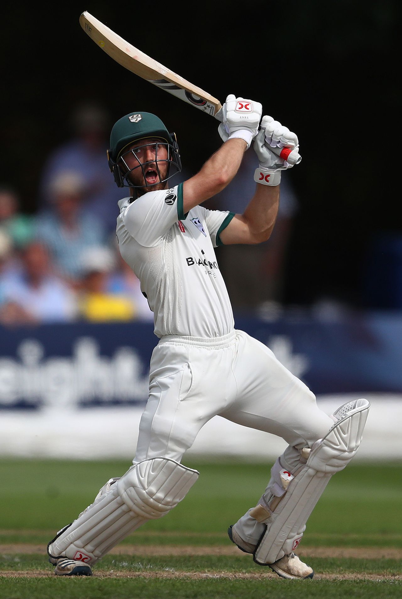 Alex Milton made a fighting fifty, Worcestershire v Australians, Tour match, New Road, August 8, 2019