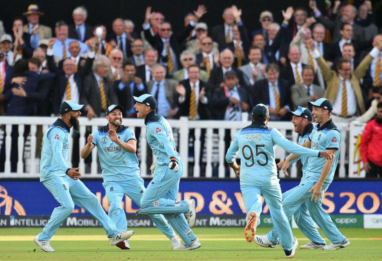 Buttler said it was important that England's World Cup winners "accept their emotions" to deal with the emotional drain of the tournament, England v New Zealand, World Cup 2019, Lord's, July 14, 2019