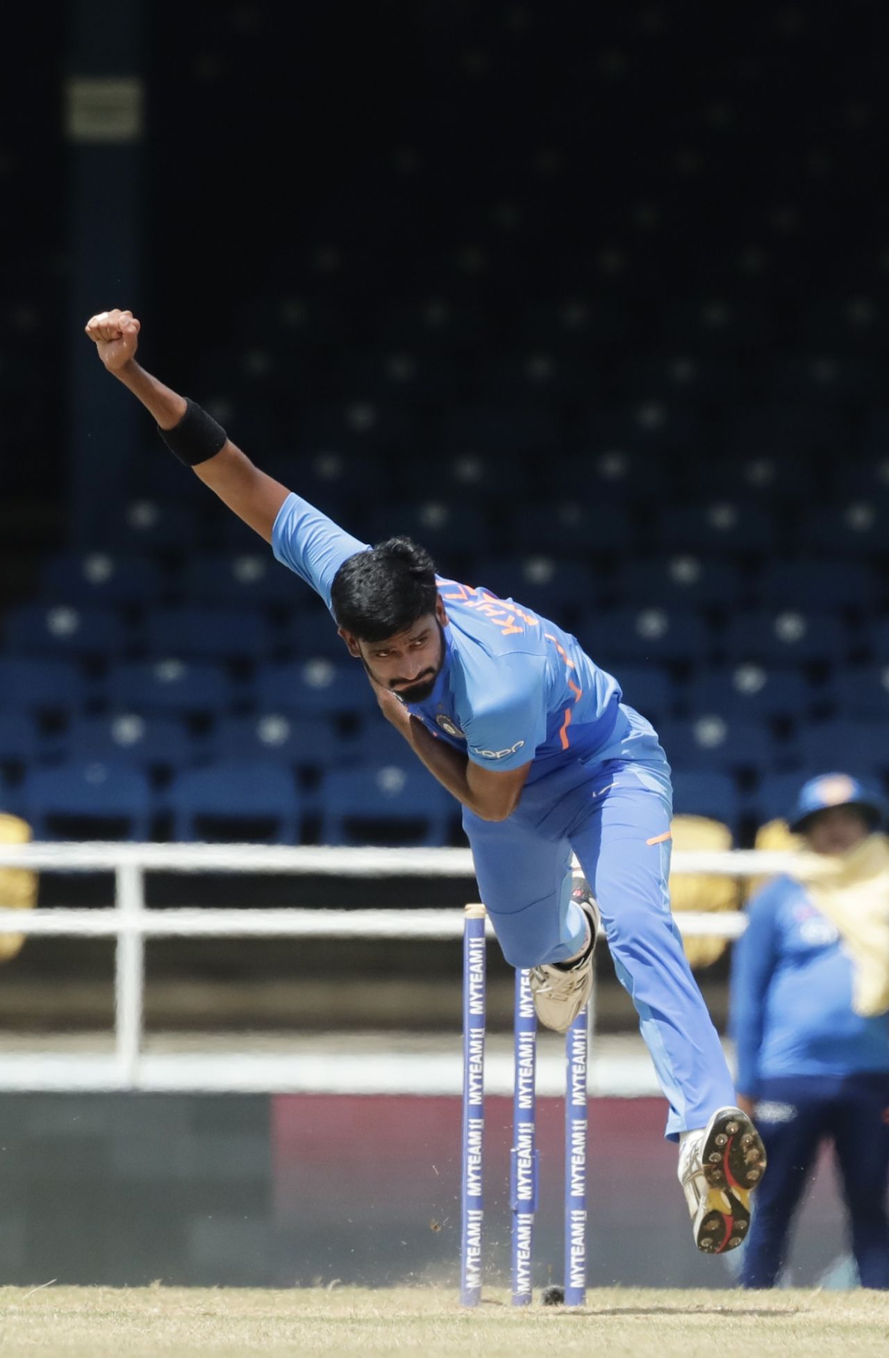 Khaleel Ahmed picked wickets for India but was expensive, West Indies v India, 3rd ODI, Port of Spain, August 14, 2019