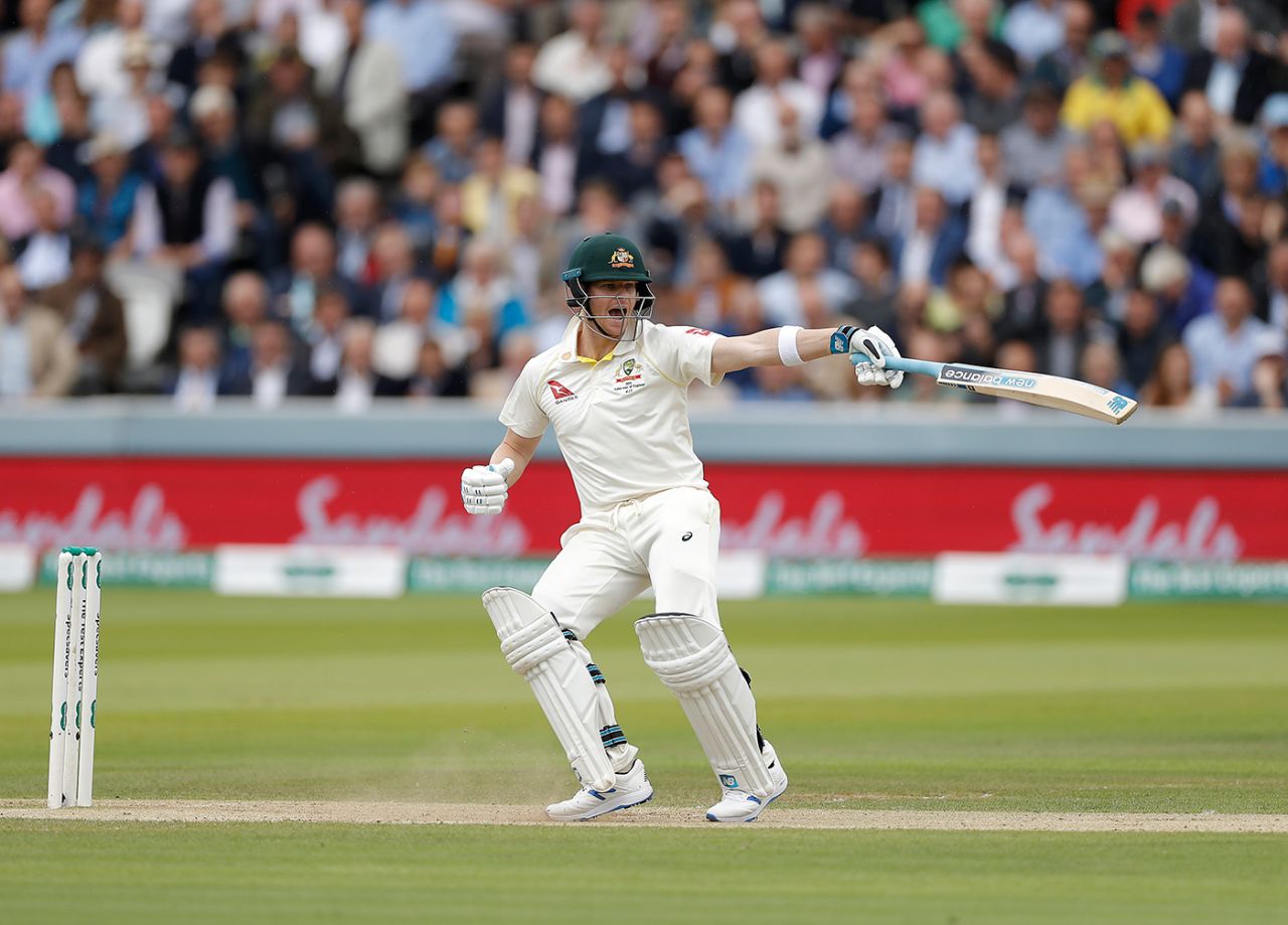 'No run!' - Steven Smith signals to the non-striker, England v Australia, 2nd Test, Lord's, 3rd day, August 16, 2019