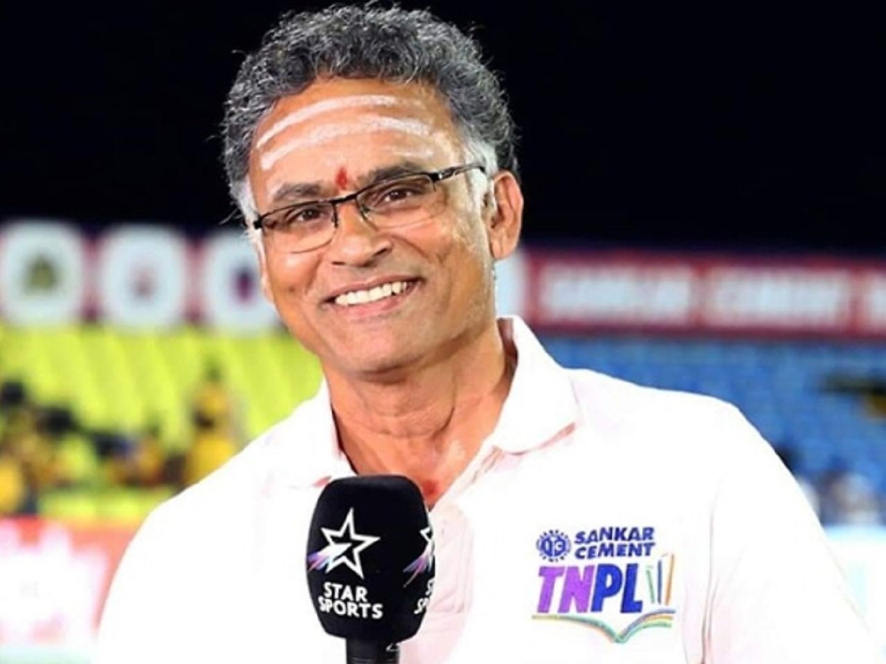 VB Chandrasekhar strikes a pose