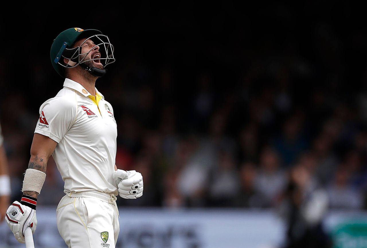 Matthew Wade shows his frustration, England v Australia, 2nd Test, Lord's, 4th day, August 17, 2019