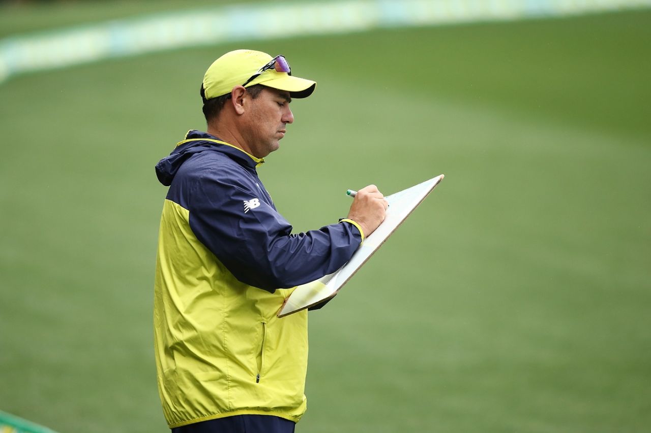 Russell Domingo takes notes - as a coach must, Adelaide, November 22, 2016