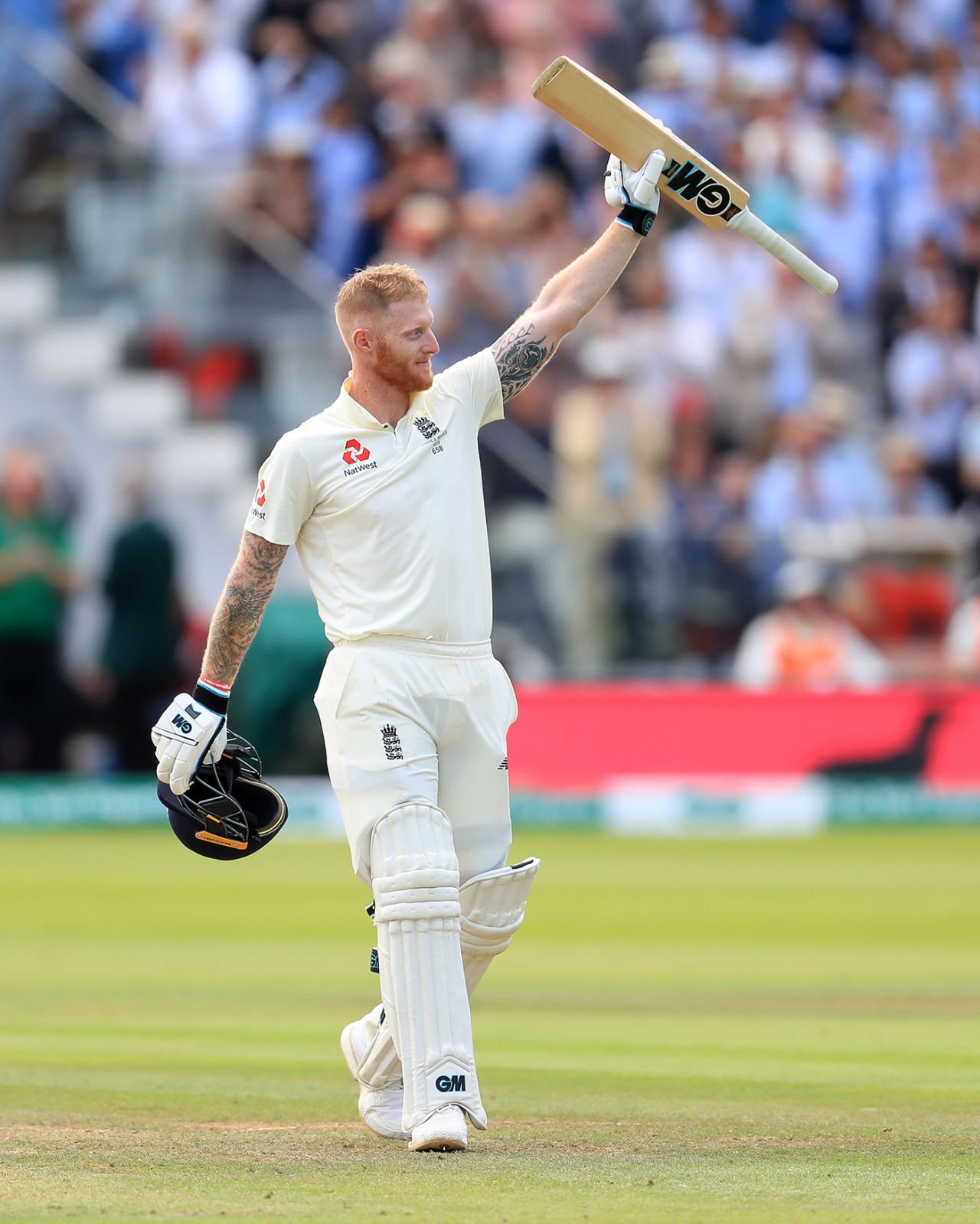 Ben Stokes raised his seventh Test century, England v Australia, 2nd Test, Lord's, 5th day, August 18, 2019
