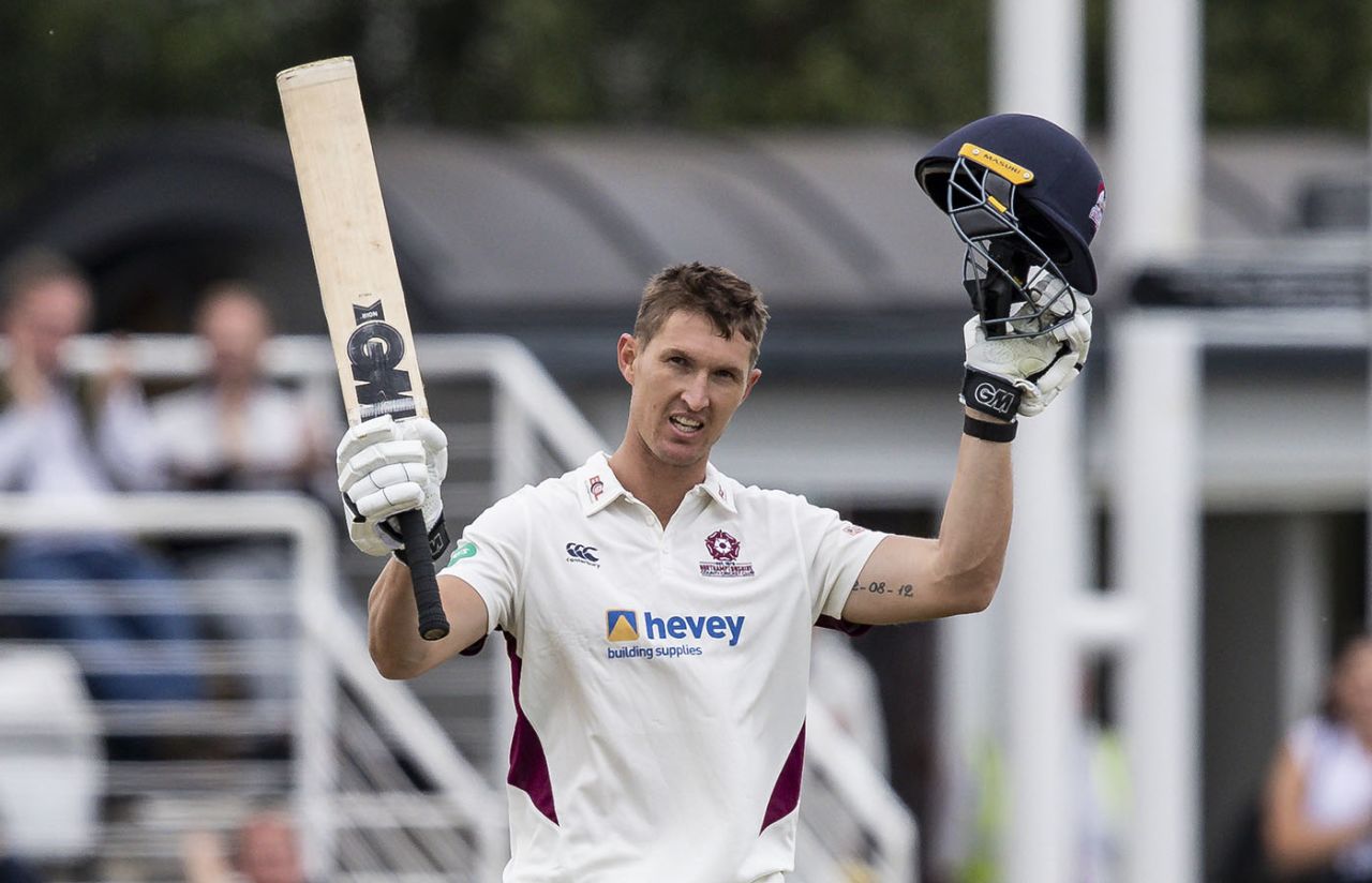 Dwaine Pretorius whacked a ton on his Championship debut, Northamptonshire v Worcestershire, Day 2, County Championship, Wantage Road