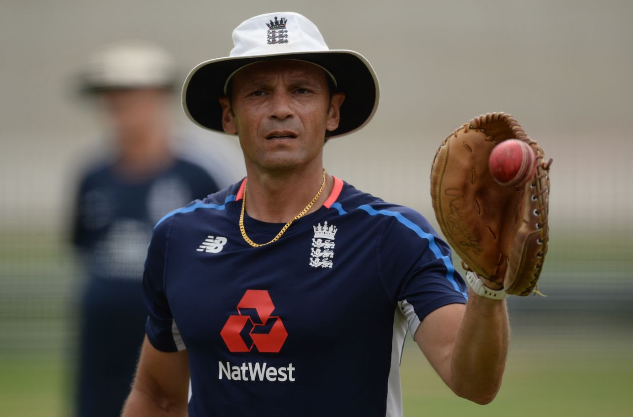 England batting coach Mark Ramprakash participates in a training session, Lord's, August 7, 2018