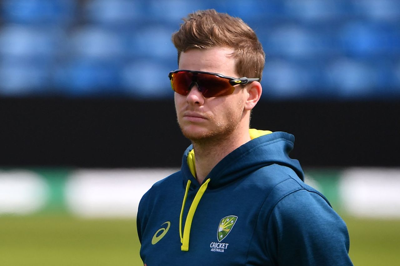 Steve Smith looks on as Australia train before the Leeds Test, England v Australia, 3rd Test, The Ashes, Headingley, August 21, 2019