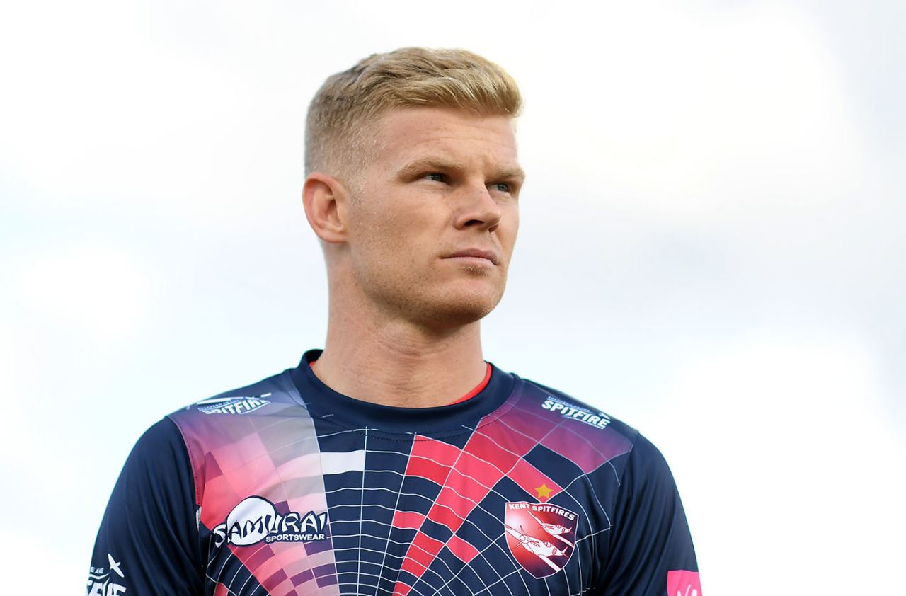 Sam Billings has been left frustrated by the county fixture list, Somerset v Kent, Vitality Blast, Taunton, August 10, 2019
