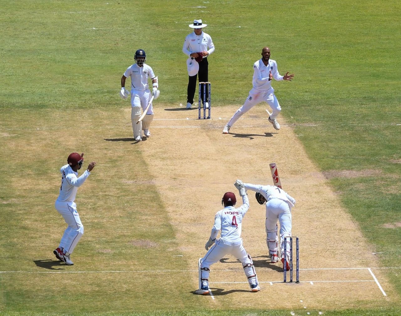 Roston Chase gets KL Rahul caught down the leg side, West Indies v India, 1st Test, North Sound, 1st day, August 22, 2019