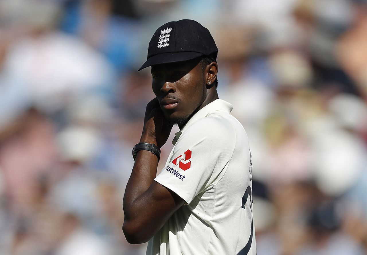 It was hard graft in the afternoon session for Jofra Archer and England's bowlers, England v Australia, 3rd Ashes Test, Headingley, August 23, 2019