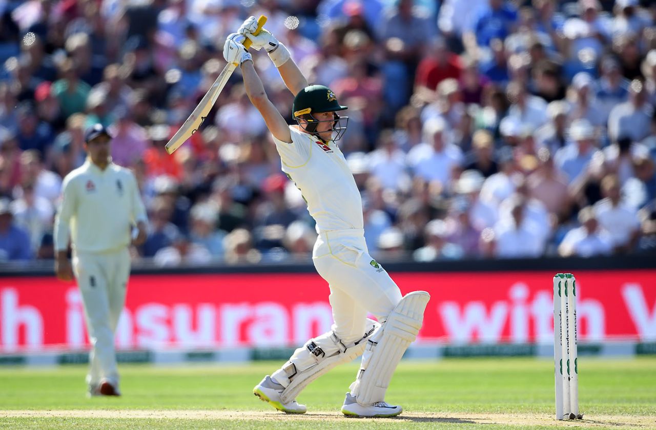 Marnus Labuschagne leaves the ball extravagantly, England v Australia, 3rd Ashes Test, Headingley, August 23, 2019