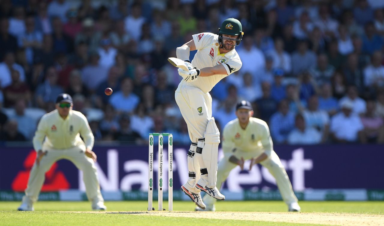 Travis Head clips off his pads, England v Australia, 3rd Ashes Test, Headingley, August 23, 2019