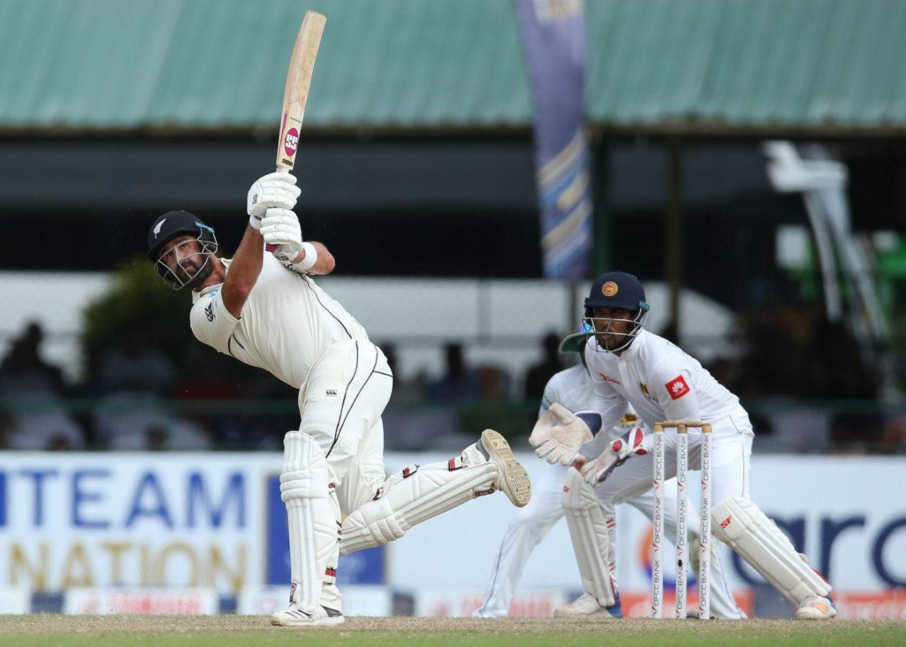Colin de Grandhomme has a habit of taking the spinners to the cleaners, Sri Lanka v New Zealand, 2nd Test, Colombo (PSS), Day 4, August 25, 2019