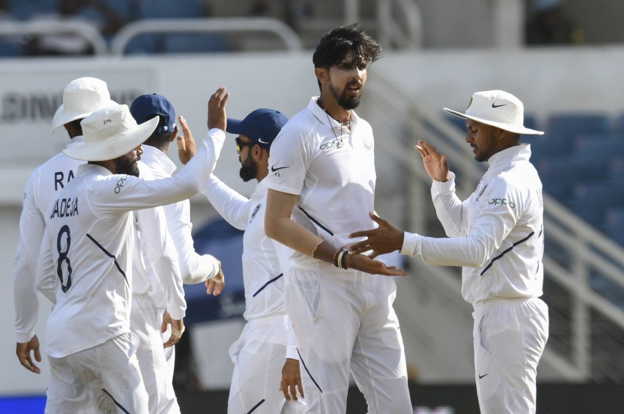 Ishant Sharma struck early, West Indies v India, 2nd Test, Kingston, 3rd day, September 1, 2019