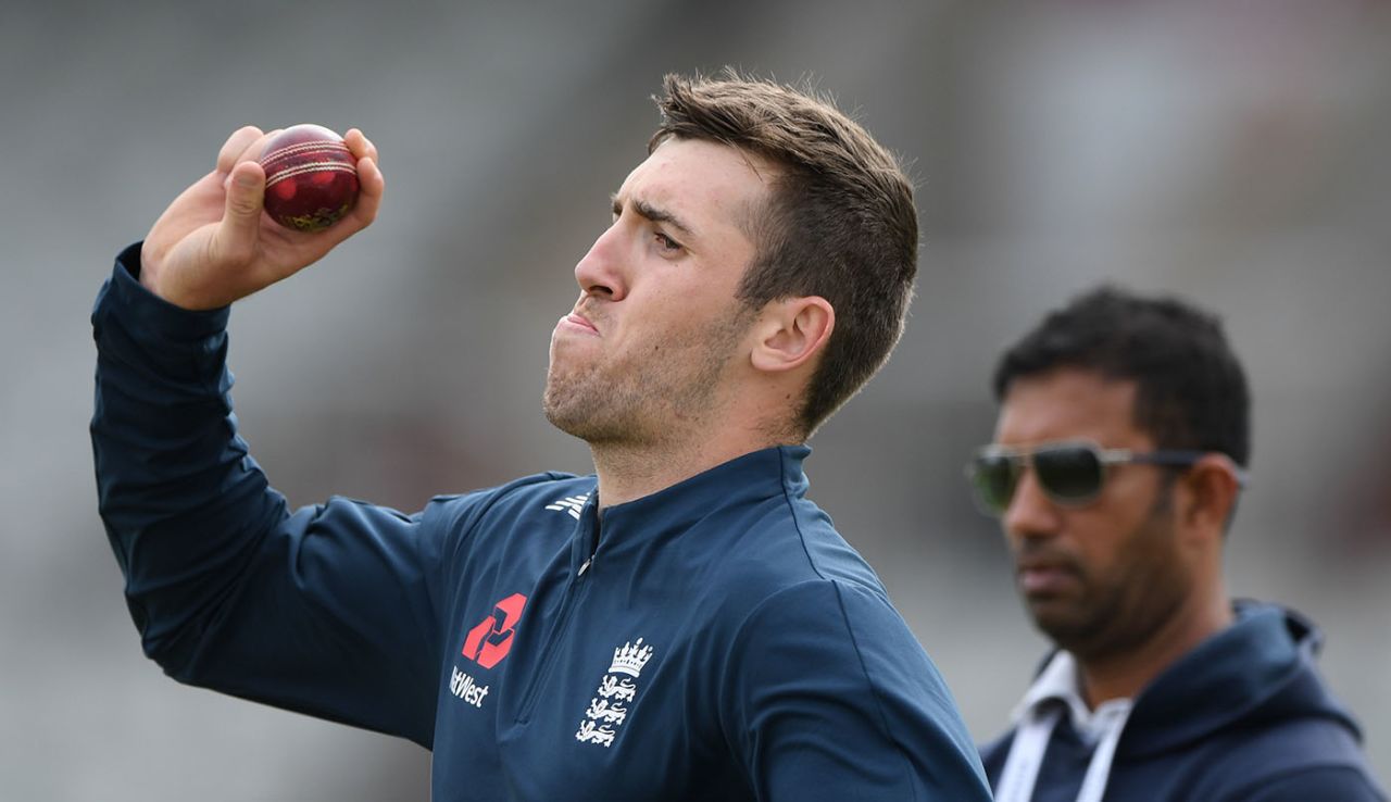 England have called upon Craig Overton in the hope he can offer them reliability and control, England v Australia, 4th Test, The Ashes, Old Trafford, September 3, 2019