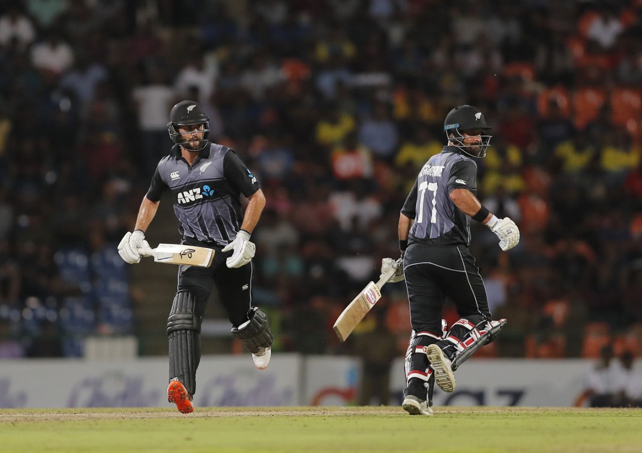 Tom Bruce and Colin de Grandhomme swung momentum the visitor's way, Sri Lanka v New Zealand, 2nd T20I, Pallekele, September 3, 2019