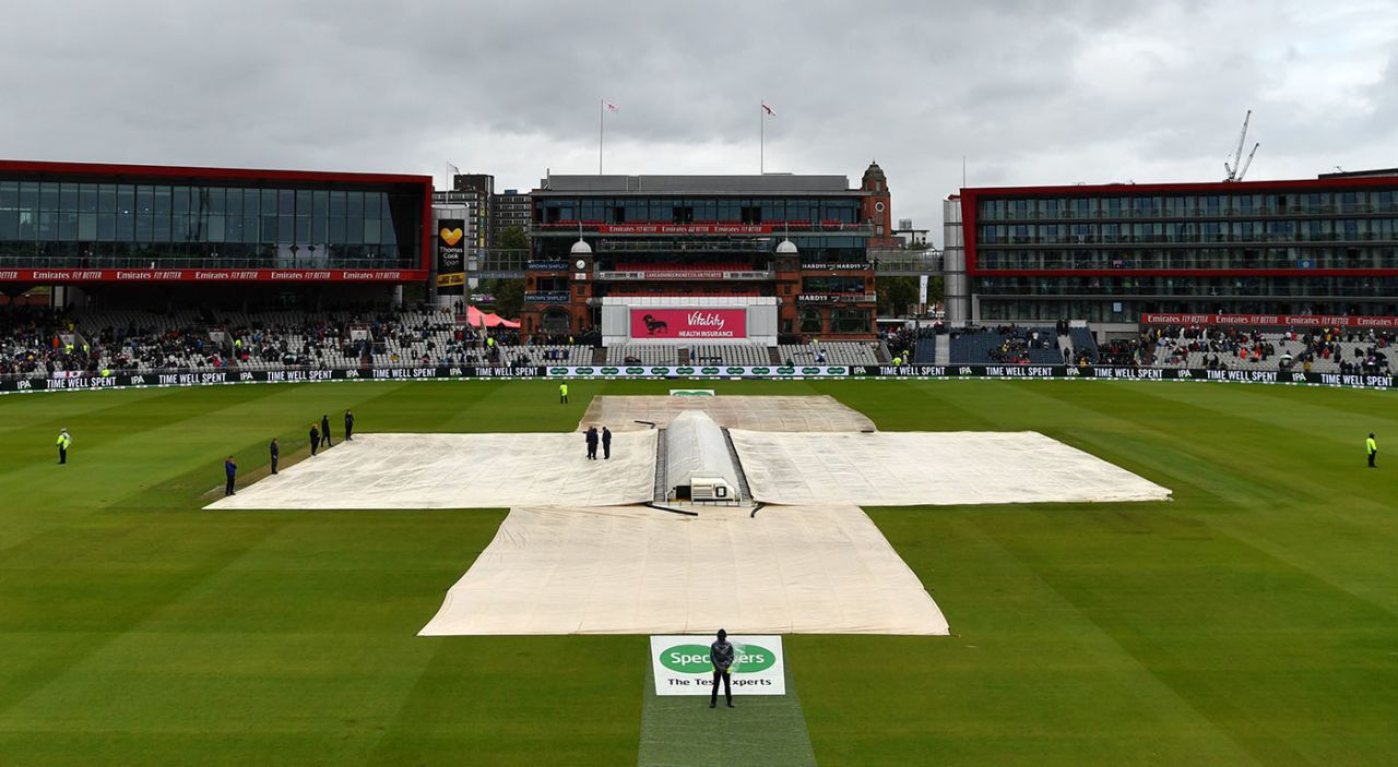 Rain frustrated proceedings at Old Trafford, England v Australia, 4th Test, Day 1, Manchester, September 4, 2019