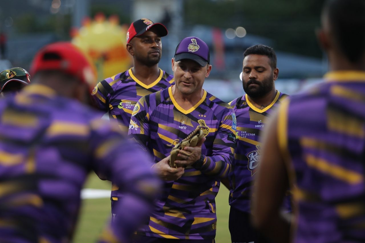 Brendon McCullum gets a taste of life as a T20 coach, Trinbago Knight Riders v St Kitts & Nevis Patriots, Caribbean Premier League, Port-of-Spain, September 4, 2019