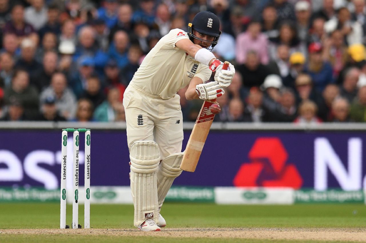 Rory Burns frustrated Australia, England v Australia, 4th Test, Day 3, Manchester, September 6, 2019