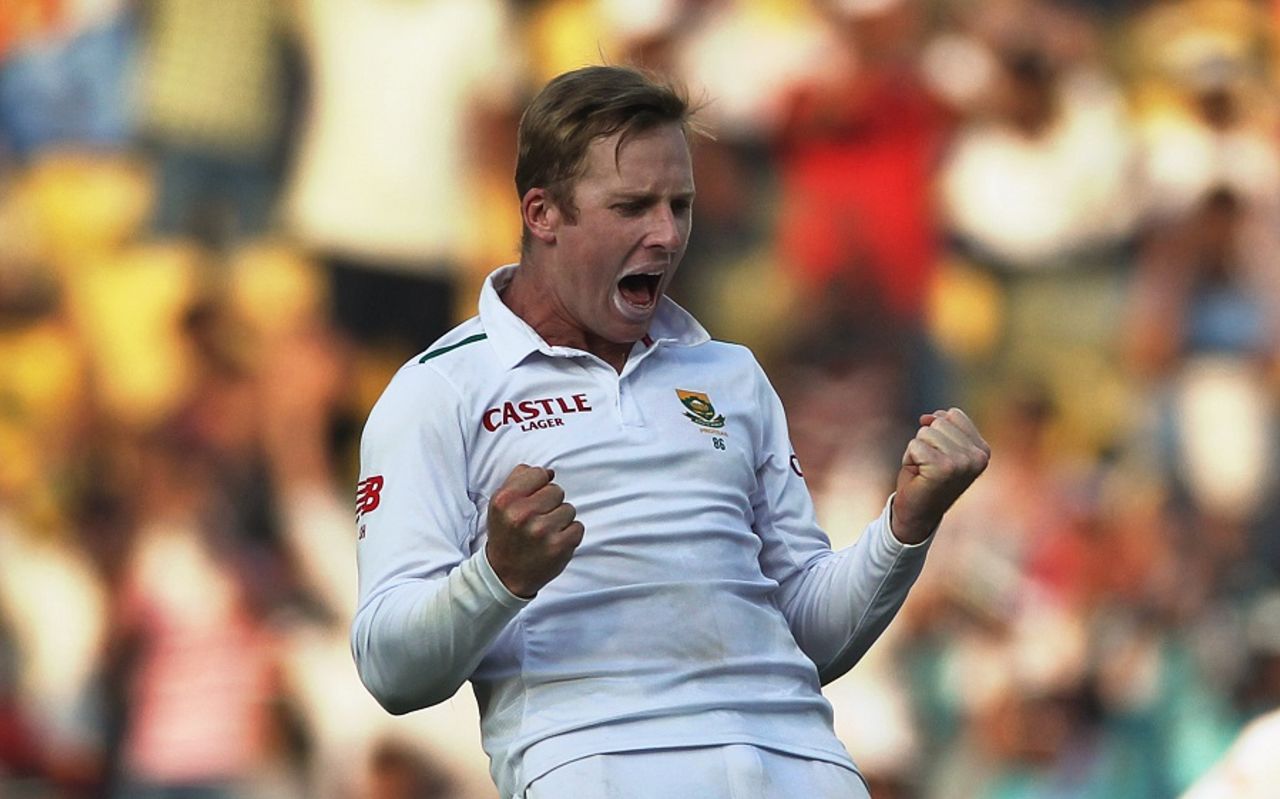 Simon Harmer took 20 wickets in his five Tests, India v South Africa, 3rd Test, Nagpur, 1st day, November 25, 2015