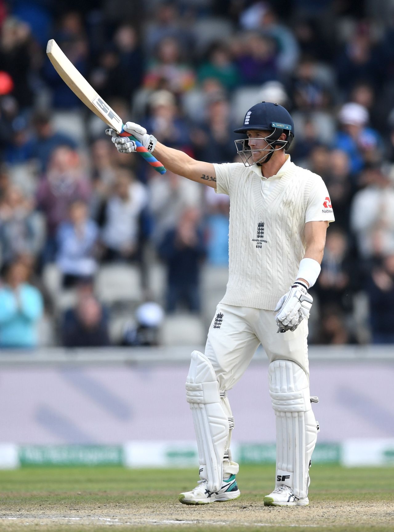 Joe Denly battled his way to a half-century, England v Australia, 4th Ashes Test, Old Trafford, Manchester, Day 5, September 8, 2019