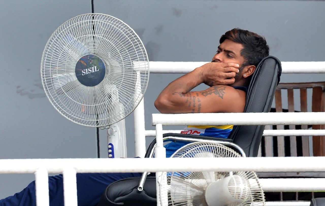 Niroshan Dickwella was one of the ten players who refused to tour Pakistan due to security concerns, Sri Lanka v South Africa, 4th ODI, Pallekele, August 8, 2018