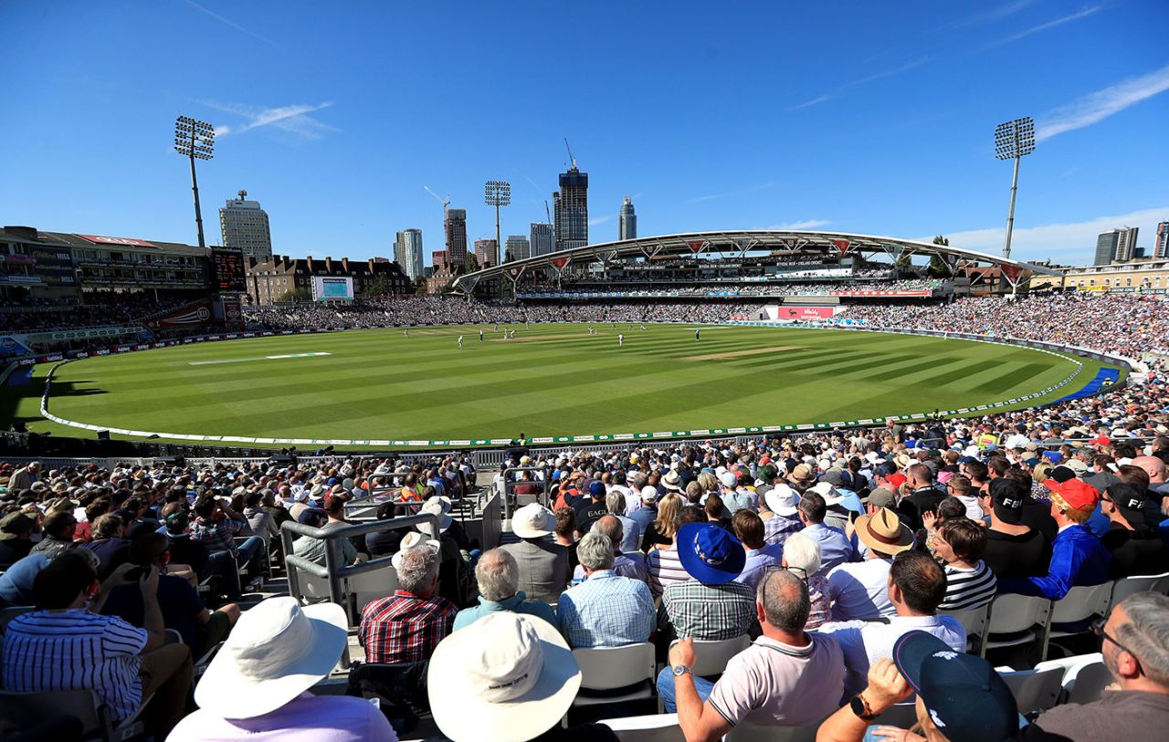 The Oval bathed in late summer sunshine, England v Australia, 5th Test, The Oval, September 13, 2019