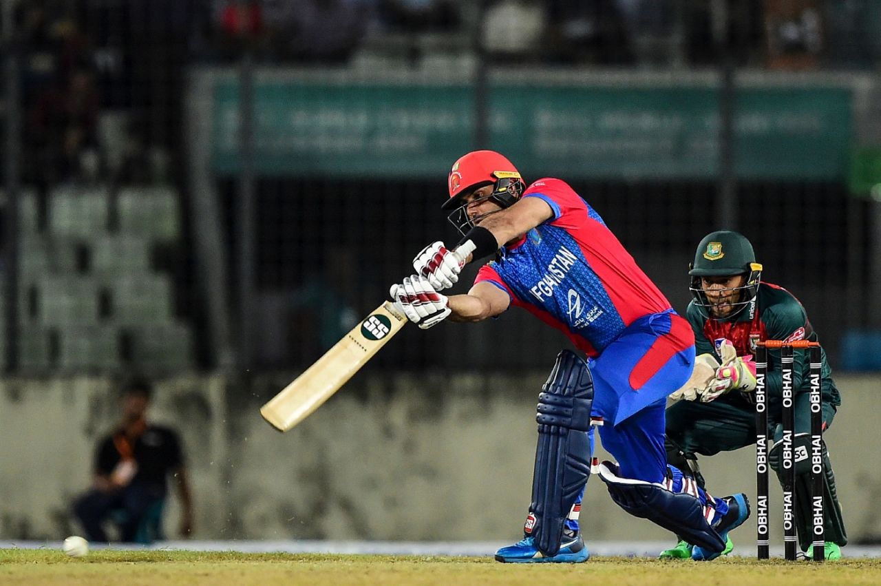 Mohammad Nabi was in rip-roaring form, Bangladesh v Afghanistan, T20I tri-series, Dhaka, September 15, 2019