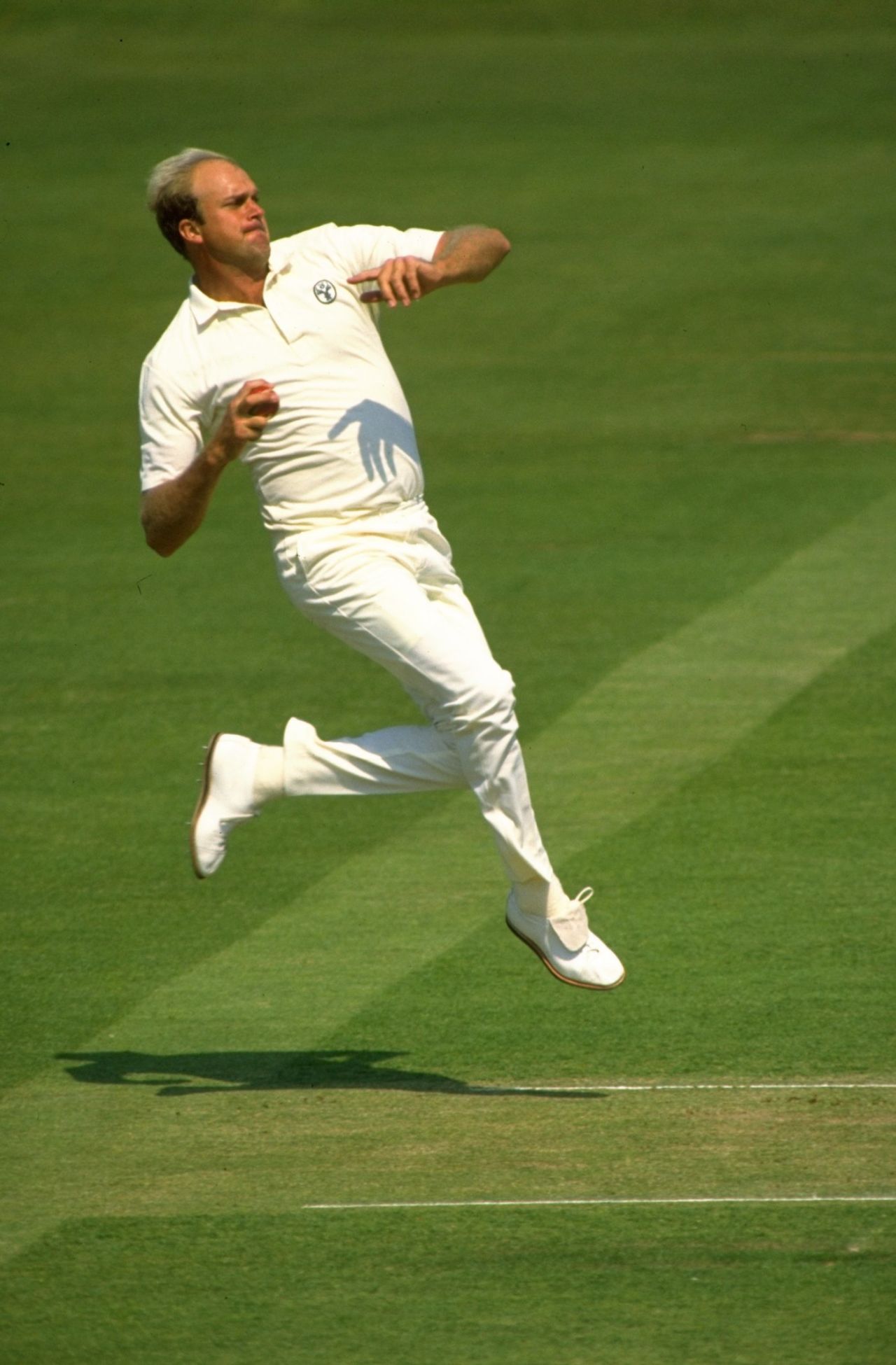Carl Rackemann bowls, third ODI, England v Australia, Lord's, London, May 29, 1989