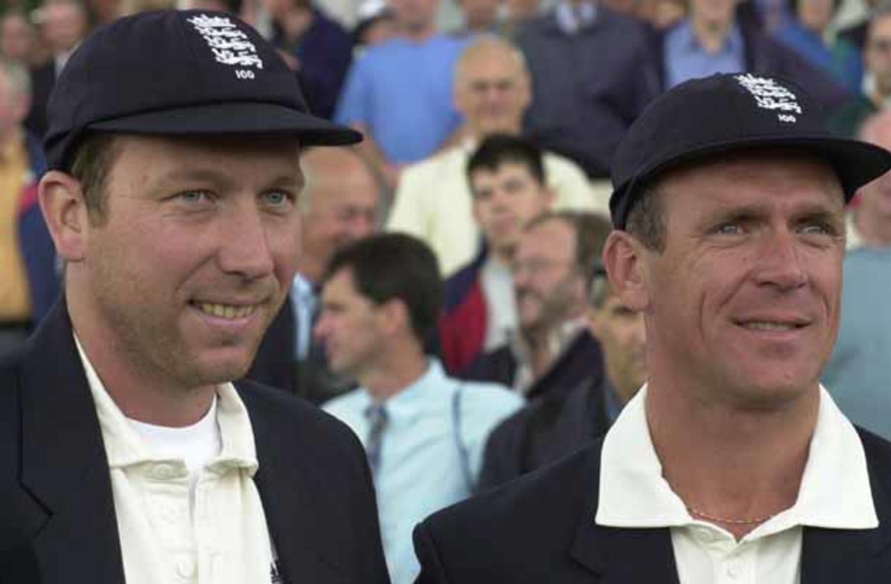 100th Test Match Cap presentation at Old Trafford, 2000