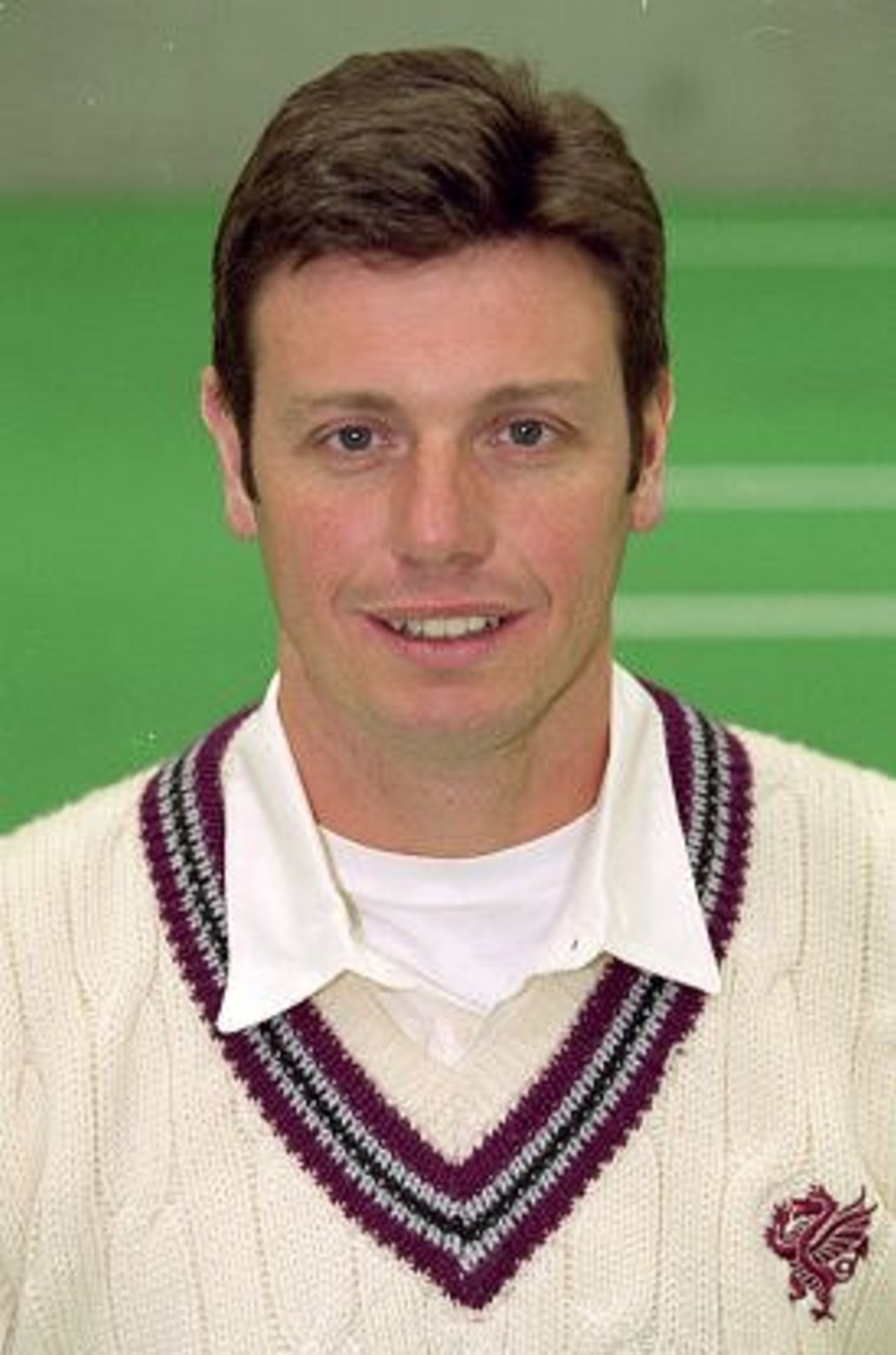 11 Apr 2000: Portrait of Graham Rose taken during a Somerset County Cricket Club photocall at Taunton in England.