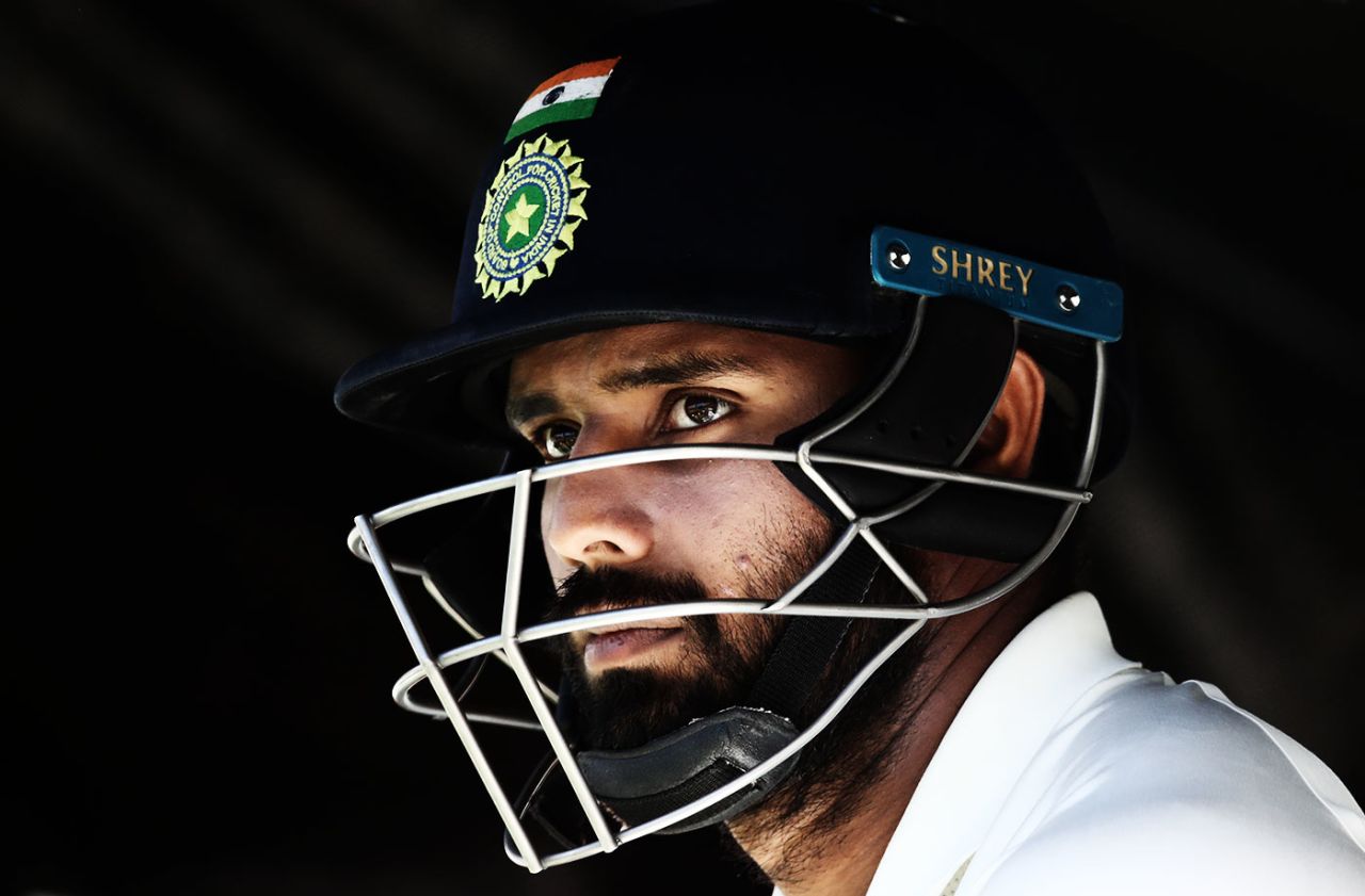 Hanuma Vihari waits for his turn to bat, Australia v India, 2nd Test, Perth, December 16, 2018