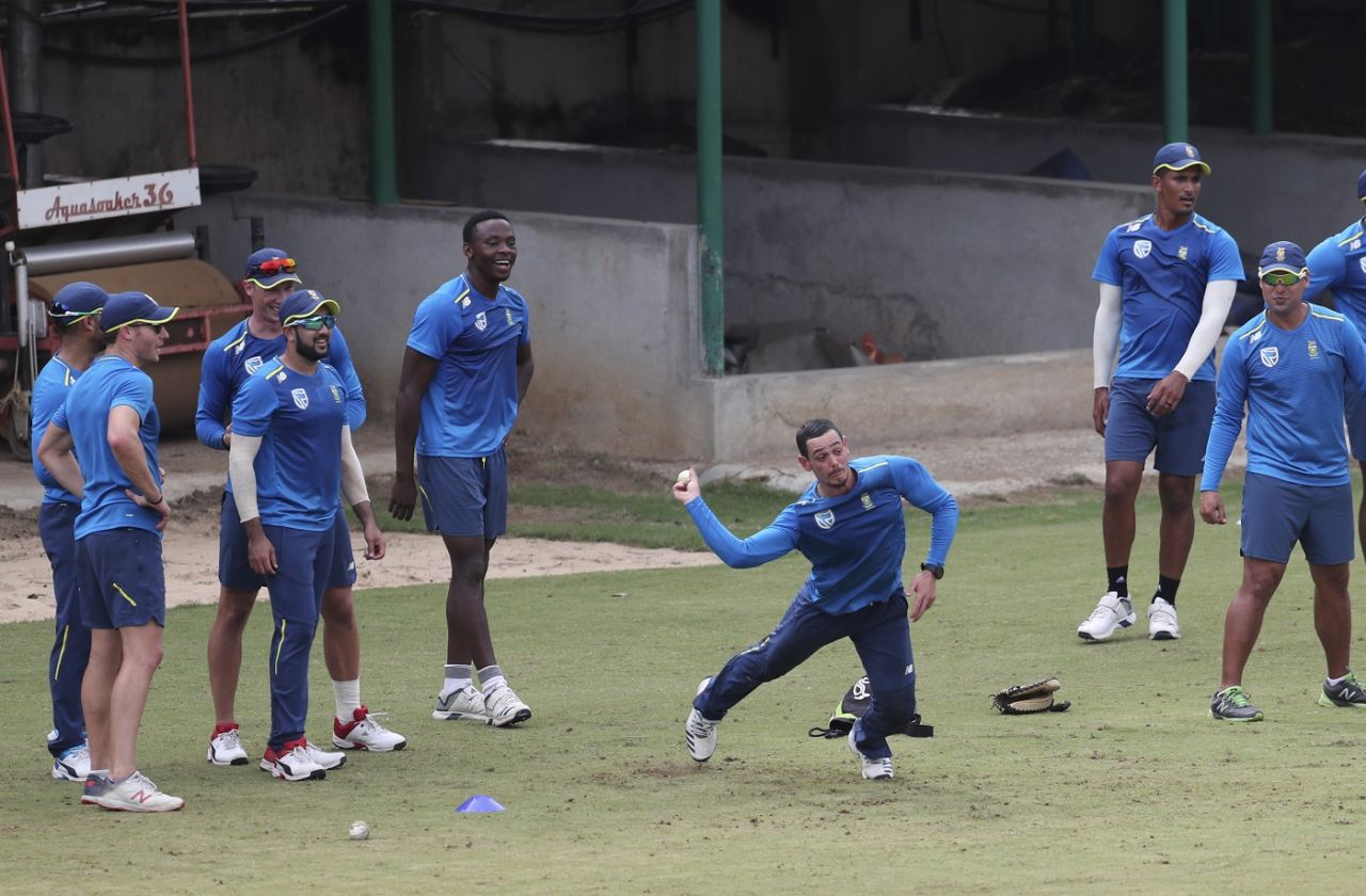 South Africa go through a team training session, Bengaluru, September 20, 2019