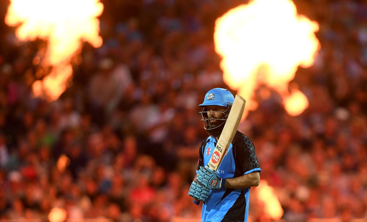 Moeen Ali in action during the Vitality Blast final, Worcestershire v Essex, Vitality Blast final, Edgbaston, September 21, 2019