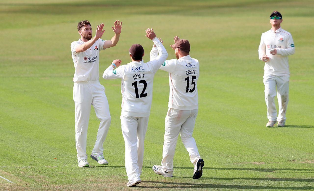 Richard Gleeson made early inroads, Leicestershire v Lancashire, County Championship, Division Two, Grace Road, September 23, 2019