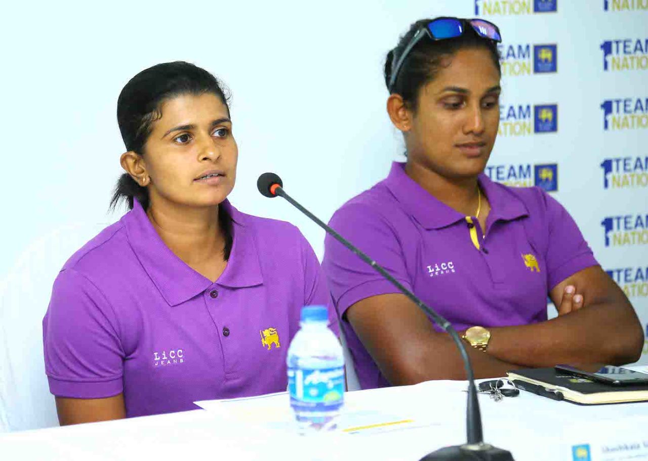 Shashikala Siriwardene speaks before the team's departure for Australia, Colombo, September 20, 2019