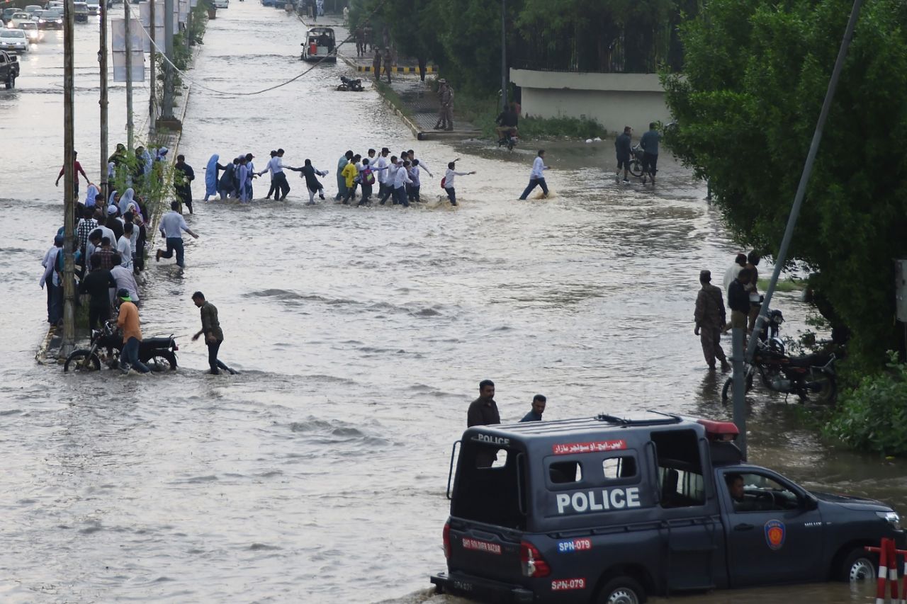 The fans had a tough time getting to the National Stadium in Karachi, Pakistan v Sri Lanka, 1st ODI, Karachi, September 27, 2019