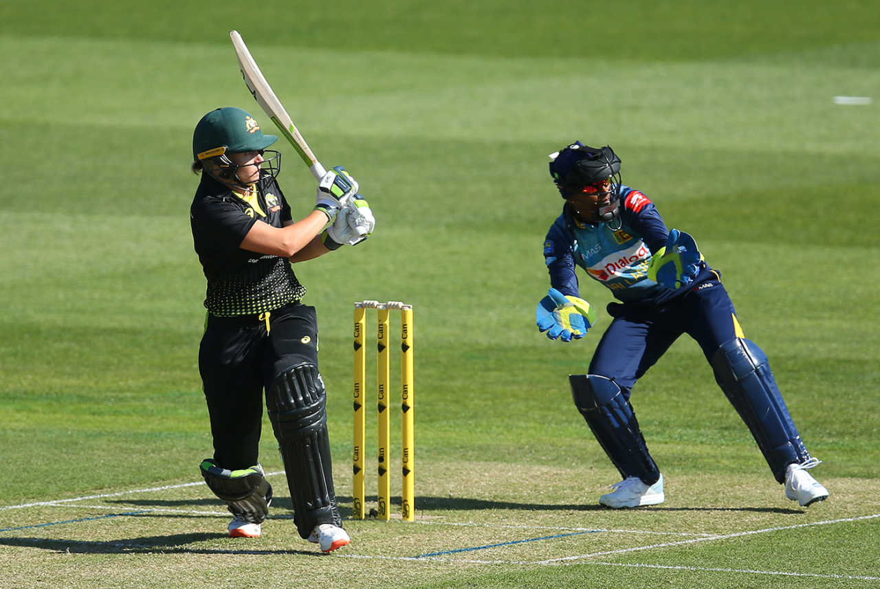 Alyssa Healy helped give Australia a rapid start, Australia v Sri Lanka, 1st Women's T20I, North Sydney Oval, September 29, 2019