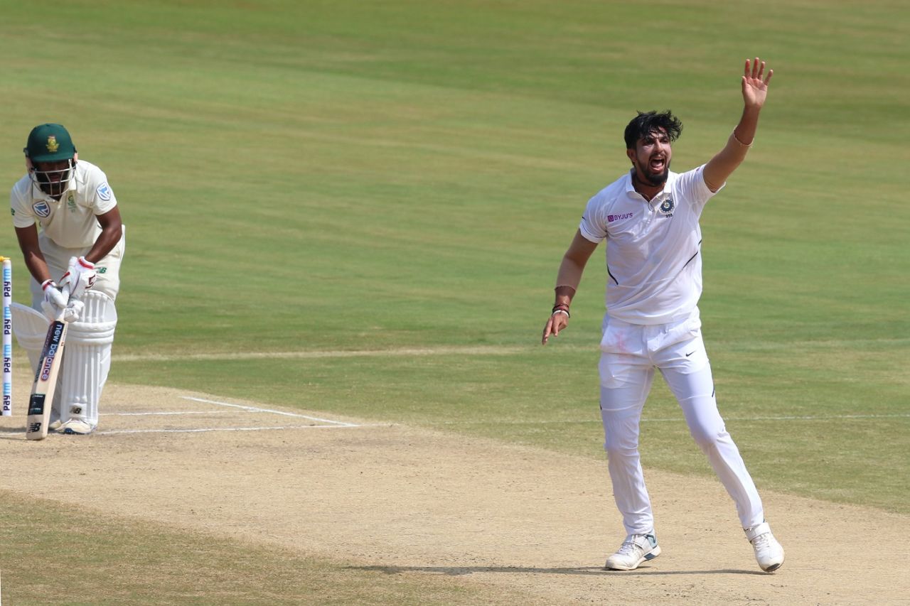 Ishant Sharma traps Temba Bavuma leg before, India v South Africa, 1st Test, Visakhapatnam, Day 3, October 4, 2019