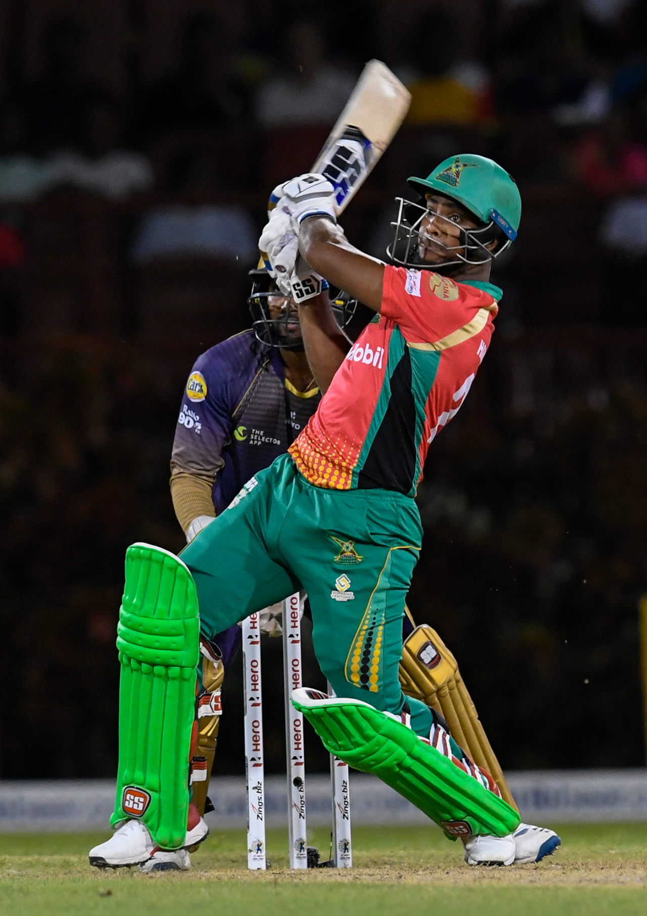Nicholas Pooran played a matchwinning innings, Guyana Amazon Warriors v Trinbago Knight Riders, CPL 2019, Providence, October 4, 2019