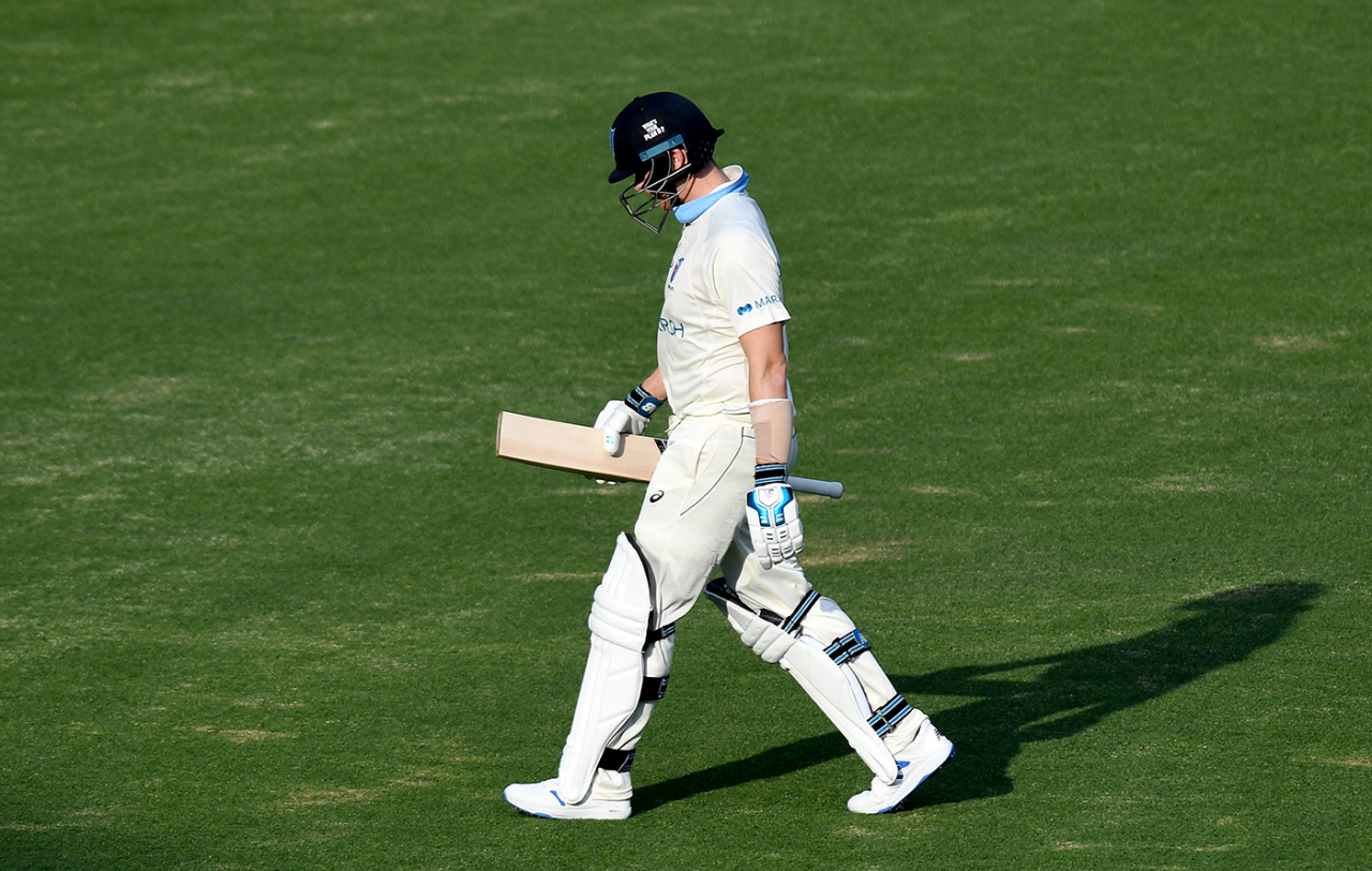 Steven Smith fell for a duck on the opening day against Queensland, Queensland v New South Wales, Sheffield Shield, Brisbane, October 10, 2019