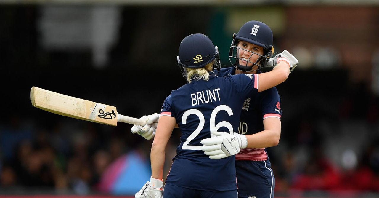Nat Sciver and Katherine Brunt both played key roles in England's 2017 World Cup win