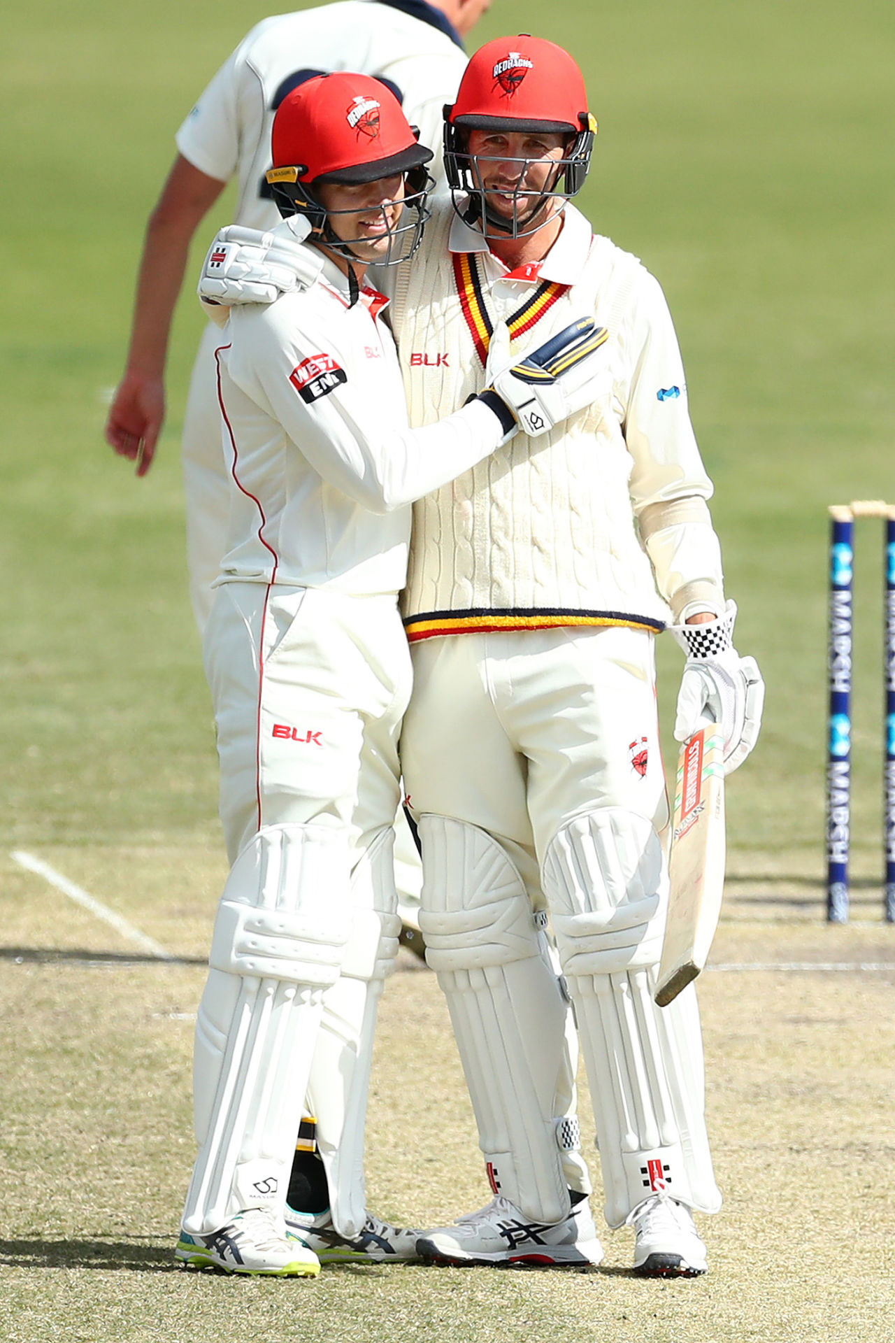 Alex Carey and Tom Cooper shared a 207-run stand, Victoria v South Australia, Day 3, Sheffield Shield, Round 1, Melbourne, October 12, 2019