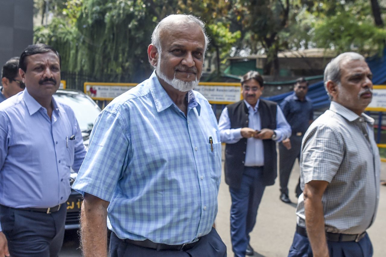 Brijesh Patel arrives at the BCCI headquarters, Mumbai, October 14, 2019